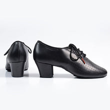 Load image into Gallery viewer, BD DANCE Shoes Women Ballroom Dance Shoes Genuine Leather Split Sole Girl Latin Dance Shoes T1B Chinese Hieroglyphy Logo