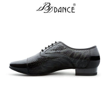 Load image into Gallery viewer, BDDANCE Shoes Men Standard Dance Shoes Gent Ballrrom Dance shoes BDD306C Shining Patent Split Sole DanceSport Soft Sole