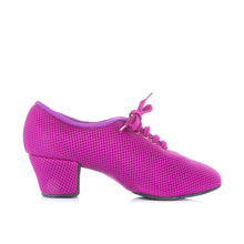 Load image into Gallery viewer, BD DANCE Shoes Women Latin Dance Shoes Ballroom Shoes Mesh Purple Split Sole Lady Training Dance Shoes T1B