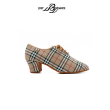Load image into Gallery viewer, JUST BDDANCE Shoes Women Ballroom Dance Shoes Teaching shoes Square Pattern Split Sole Lady Training Dance Shoes T1