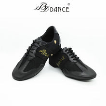 Load image into Gallery viewer, BD DANCE Shoes Women/Men Teaching Dance Shoes Elastic Mesh Genuine Leather Split Sole DanceSport Soft Sole DL1