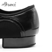 Load image into Gallery viewer, BDDANCE Shoes Men Standard Dance Shoes 3459 Shining Patent Split Sole DanceSport Soft Sole Ballroom Shoes