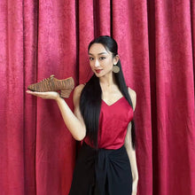 Load image into Gallery viewer, JUST BD DANCE Shoes Women Ballroom Dance Shoes Tiger Pattern Split Sole Lady Training Dance Shoes T1B