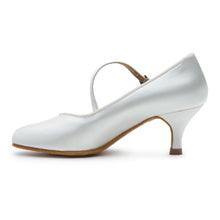 Load image into Gallery viewer, BD DANCE Shoes Women Standard Shoes Professional Ballroom Shoes Satin High Heel Leather Sole Dancesport 138