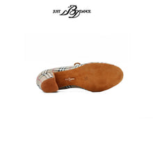 Load image into Gallery viewer, JUST BDDANCE Shoes Women Ballroom Dance Shoes Teaching shoes Square Pattern Split Sole Lady Training Dance Shoes T1
