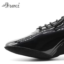 Load image into Gallery viewer, BDDANCE Shoes Men Standard Dance Shoes 3459 Shining Patent Split Sole DanceSport Soft Sole Ballroom Shoes
