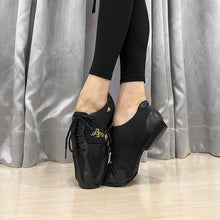 Load image into Gallery viewer, BD DANCE Shoes Women/Men Teaching Dance Shoes Elastic Mesh  Genuine Leather Split Sole DanceSport Soft Sole DL1
