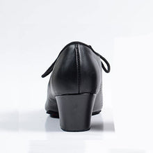 Load image into Gallery viewer, BD DANCE Shoes Women Ballroom Dance Shoes Genuine Leather Split Sole Girl Latin Dance Shoes T1B Chinese Hieroglyphy Logo
