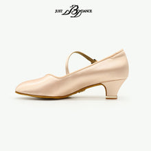 Load image into Gallery viewer, BD Dance Shoes Girl Standard Dance Shoes Ballroom Dance Low Heel Leather Sole Satin dance shoes 138s
