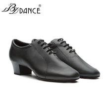Load image into Gallery viewer, BD DANCE Shoes  Men Latin Dance Shoes Original Leather Split Sole DanceSport Soft Sole 419
