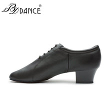 Load image into Gallery viewer, BD DANCE Shoes  Men Latin Dance Shoes Original Leather Split Sole DanceSport Soft Sole 419
