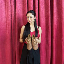 Load image into Gallery viewer, JUST BD DANCE Shoes Women Ballroom Dance Shoes Tiger Pattern Split Sole Lady Training Dance Shoes T1B
