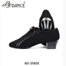 Load image into Gallery viewer, BD DANCE Shoes  Men Standard Dance Shoes  BDD467 Canvas Split Sole DanceSport Soft Sole
