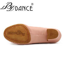 Load image into Gallery viewer, BD DANCE Shoes Women Ballroom Dance Shoes Genuine Leather Split Sole Girl Latin Dance Shoes T1B
